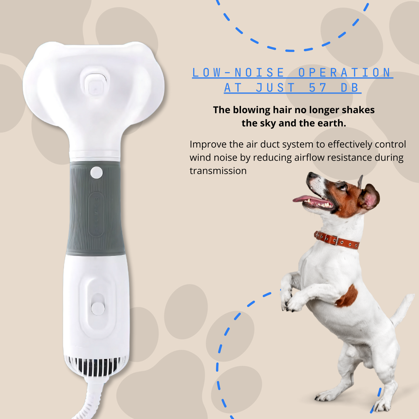 Pet Electric Hair Pulling And Blowing Comb